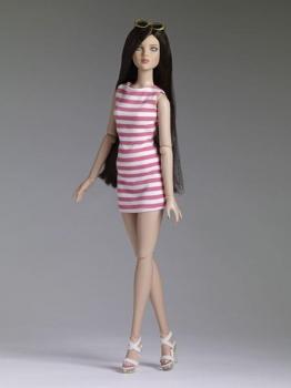 Tonner - Cami & Jon - Resort Stripe Basic Cami - Mink - Doll